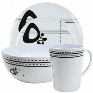 Picnic Ware Set Melamime ABSTRACT 16Pce.  D