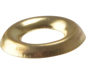 Washer Screw Cup Brass No. 8(10s)