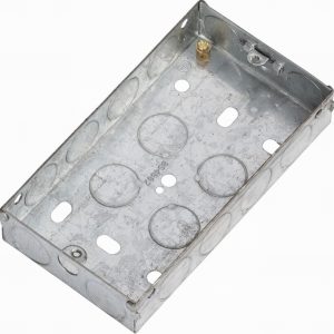 Box 2gang 25mm Galvanised
