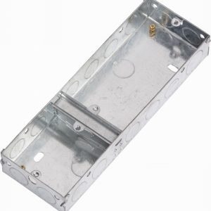 Box Dual 2 & 1Gang 35mm Galv.  [*]