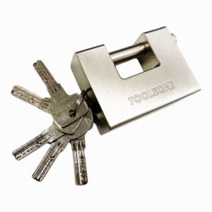 Padlock Steel 95mm Close Shackle 5Keys CONTAINER Lock
