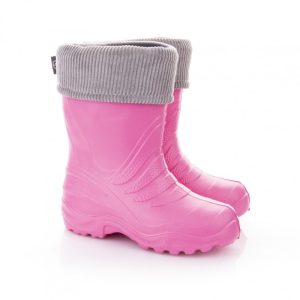 Wellington Termix Warm Lined Kids Pink  Size  5/6 E#22/23  D