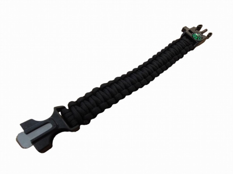 Survival Bracelet Tool WARRIOR with Compass - Image 2