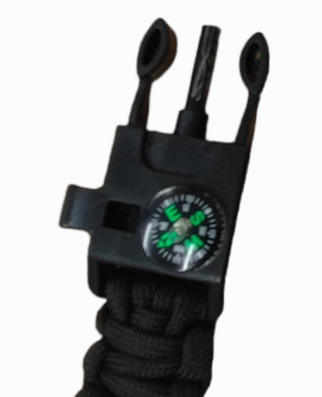 Survival Bracelet Tool WARRIOR with Compass - Image 3