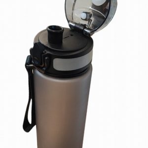 Water Bottle WARRIOR Plastic 530ml Grey