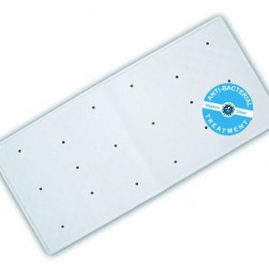 Bath Mat White 74x34cm Anti-Bacterial  D