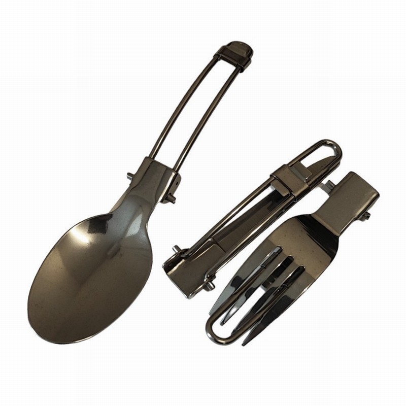 Camping Set WARRIOR Aluminium Bagged with Folding Cutlery - Image 2