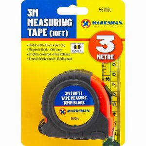 Marksman 3m (10ft) Measuring Tape