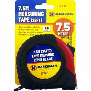 Marksman 7.5m (25ft) Measuring Tape