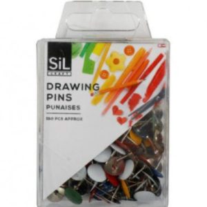 150 Piece Coloured Drawing Pins