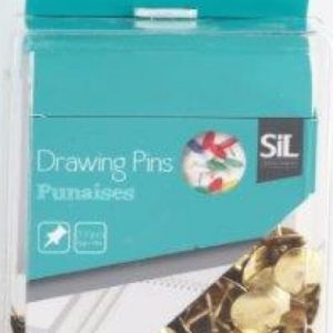 150 Piece Brassed Drawing Pins