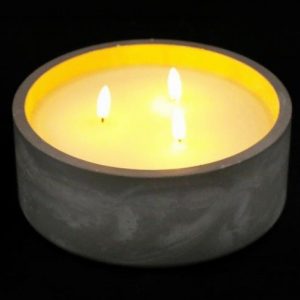 3 Lamp Decorative Cement LED Candle
