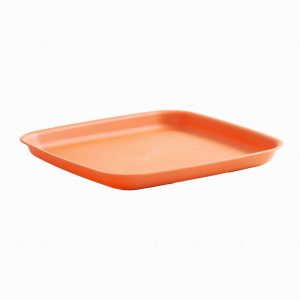 Wham Vista Square Saucer Terracotta