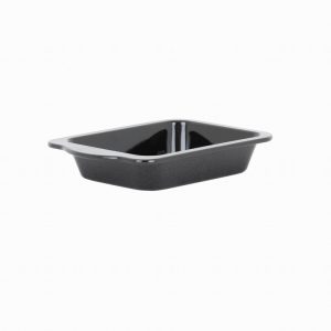 Wham Enamelled 0.6mm Handles 22cm Black Roaster
