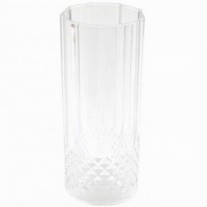 Tumbler Crystl Plastic Embossed 15.5cm