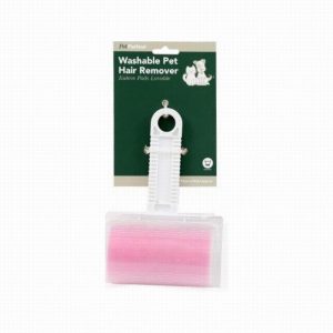 Pet Hair Roller Washable PET PARLOUR Pink 17x10cm