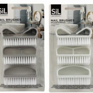 Nail Brush Plastic x3