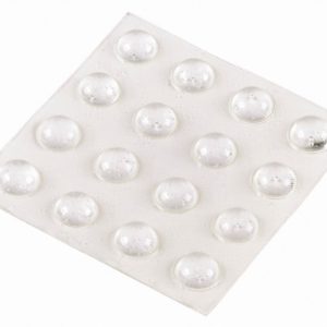 Pads Self Adhesive Clear  8mm x16