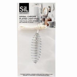 Cord Weight Spiral Chrome & Nylon Cord