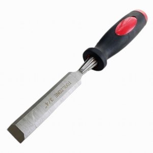 Chisel Wood 19mm 3/4" Bevel Edge Soft Grip Handle