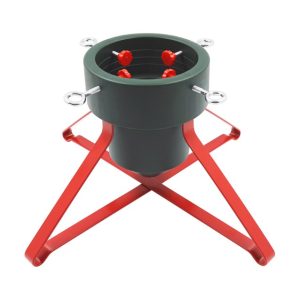 Large Red and Green Christmas Tree Stand
