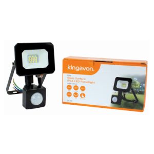 10w Glass Surface IP54 LED Floodlight with Sensor