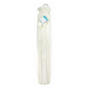 Extra Long Cream Hot Water Bottle