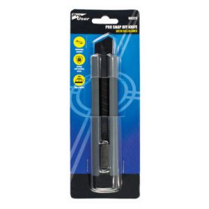 Prouser Grey Retractable Knife with 5 x Snap Off Blades