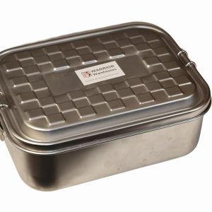 Warrior Airtight Stainless Stteel Food Box with Clip Lid