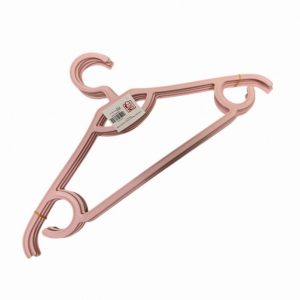 5 x Warrior 53.5cm Pink Plastic Coathanger with Hanging Loops