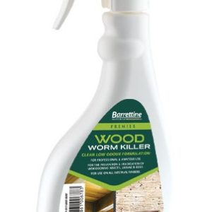Barrettine 500ml Water Based Woodworm Treatment Trigger Spray