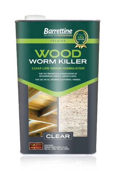Barrettine 2.5L Water Based Woodworm Treatment