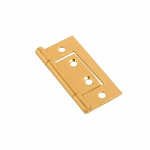 40mm Electro Brass Plated Flush Hinge