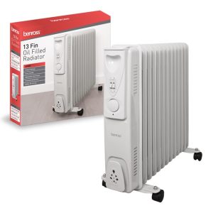 3kW 13 Fin White Oil Filled Radiator