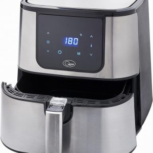 Quest 5.5L 1800w Stainless Steel Digital Air Fryer with Timer