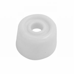 35mm White PVC Door Stop