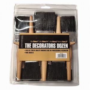 12 x Pure Bristle Paintbrush Set