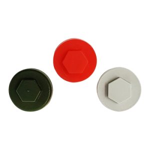 19mm Goosewing Grey Techfast Screw Cover Caps