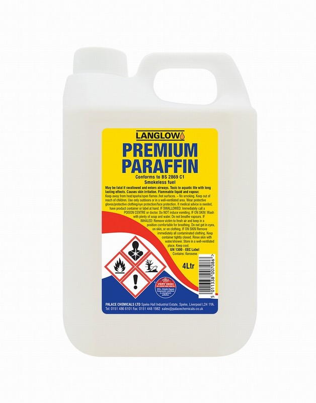 Paraffin 4Litres BS 2869 C1 Compliant Smokeless