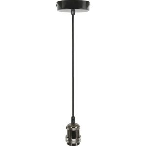 Ceiling Pendant Set VINTAGE Black Chrome <1.8Mtr. ES