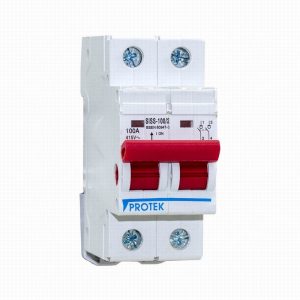100A 2 Pole 2 Module Isolator Switch ISS-100/2 for Consumer Unit