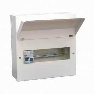 4Way Amendment 3 Metal IP40 Consumer Unit - 63A/30mA RCD Incomer