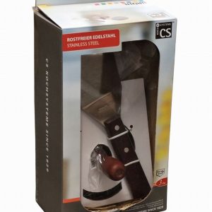Stainless Steel Burger Press with Wooden Handled Turner