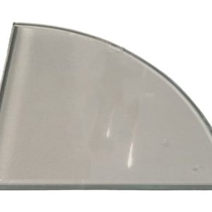 Shelf PEKODOM Floating Glass Clear 28x28cm Corner 8mm D