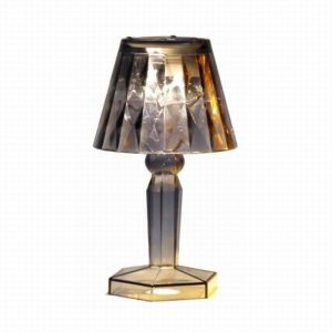 Decorative LED Lantern Blue Shade 6.5x12cm