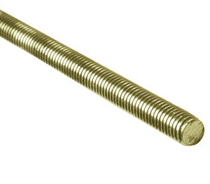 1m M5 Brass Threaded Rod