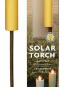 Solar Garden Flares 58cm Yellow x2