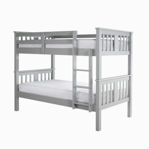 Bedstead  90cmx2 Bunk NAVARRO Grey