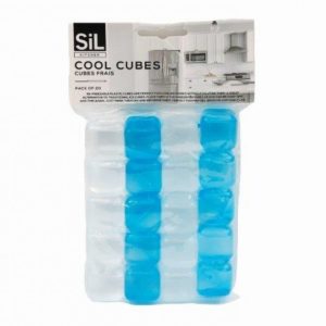 Ice Pack Square Cubes Blue & Clear x20