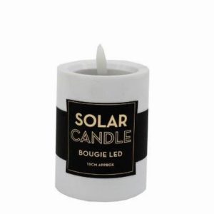 LED Candle 7.5x10cm Solar